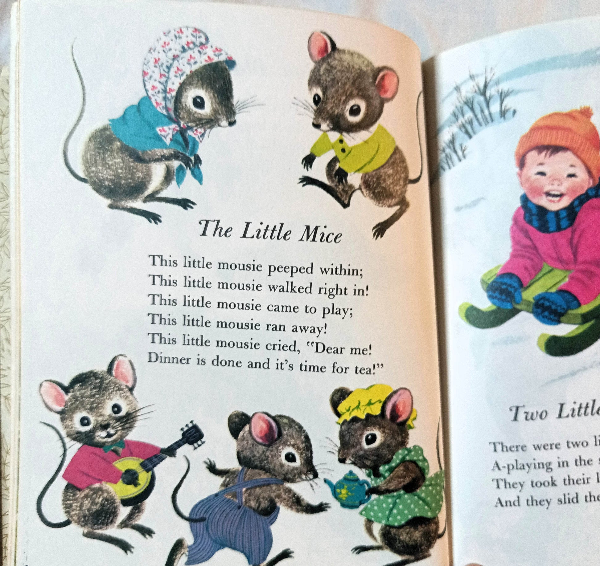 Counting Rhymes Little Golden Book #361 Sharon Kane 1974 - TulipStuff