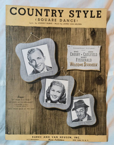 Country Style (Square Dance) Welcome Stranger Bing Crosby 1947 - TulipStuff