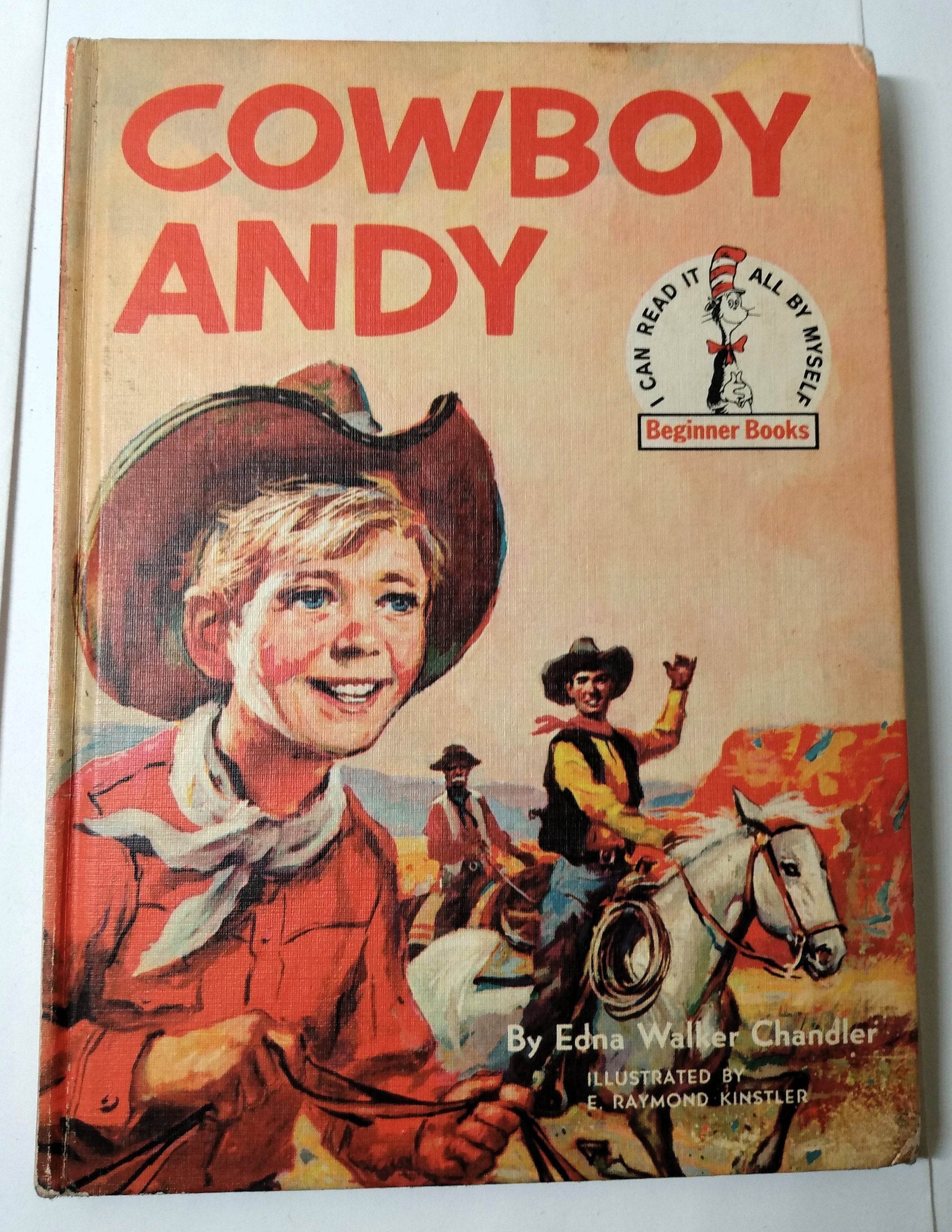 Cowboy Andy Edna Walker Chandler Beginner Books Hardcover 1959 - TulipStuff