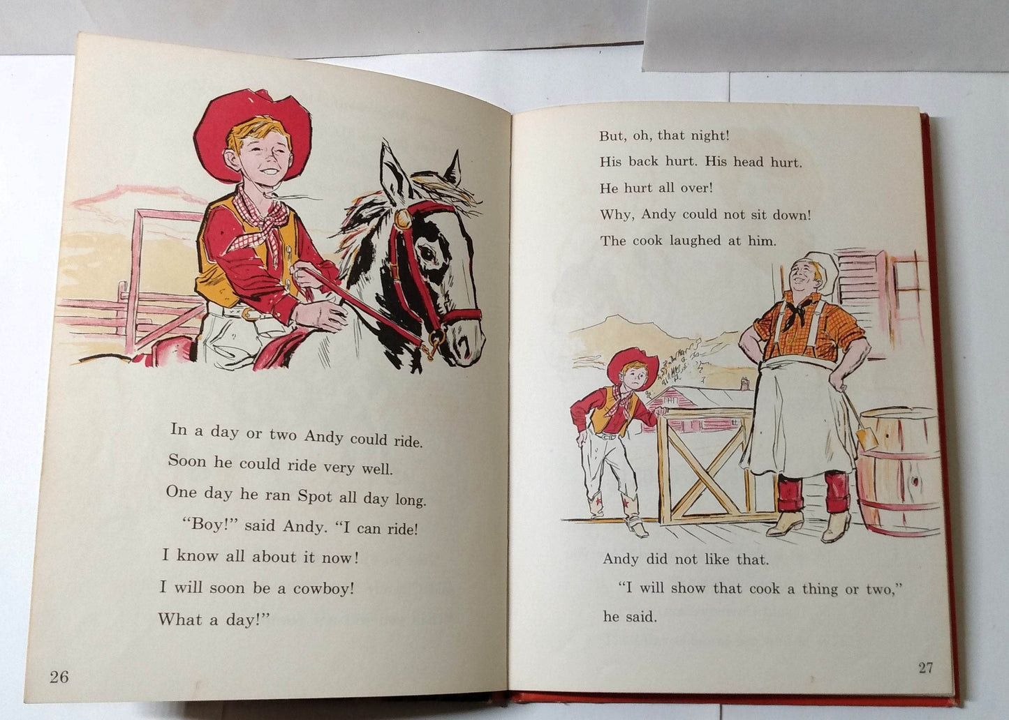 Cowboy Andy Edna Walker Chandler Beginner Books Hardcover 1959 - TulipStuff