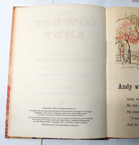 Cowboy Andy Edna Walker Chandler Beginner Books Hardcover 1959 - TulipStuff