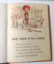 Load image into Gallery viewer, Cowboy Andy Edna Walker Chandler Beginner Books Hardcover 1959 - TulipStuff
