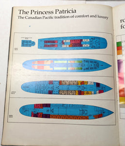 Canadian Pacific Princess Patricia 1978 Alaska Inside Passage Cruises Brochure - TulipStuff