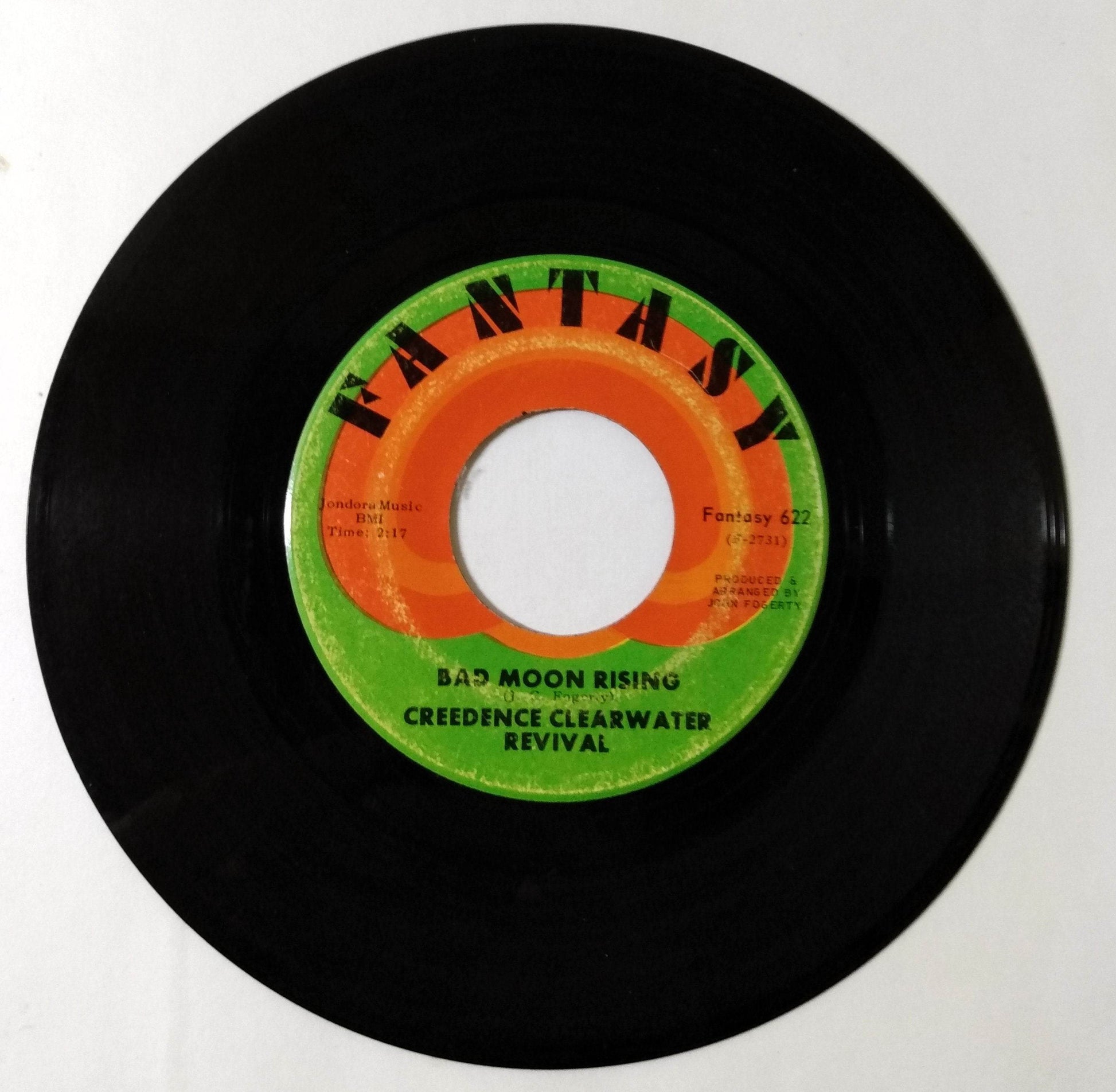 Creedence Clearwater Revival - Bad Moon Rising / Lodi Vinyl 7" 1969 - TulipStuff