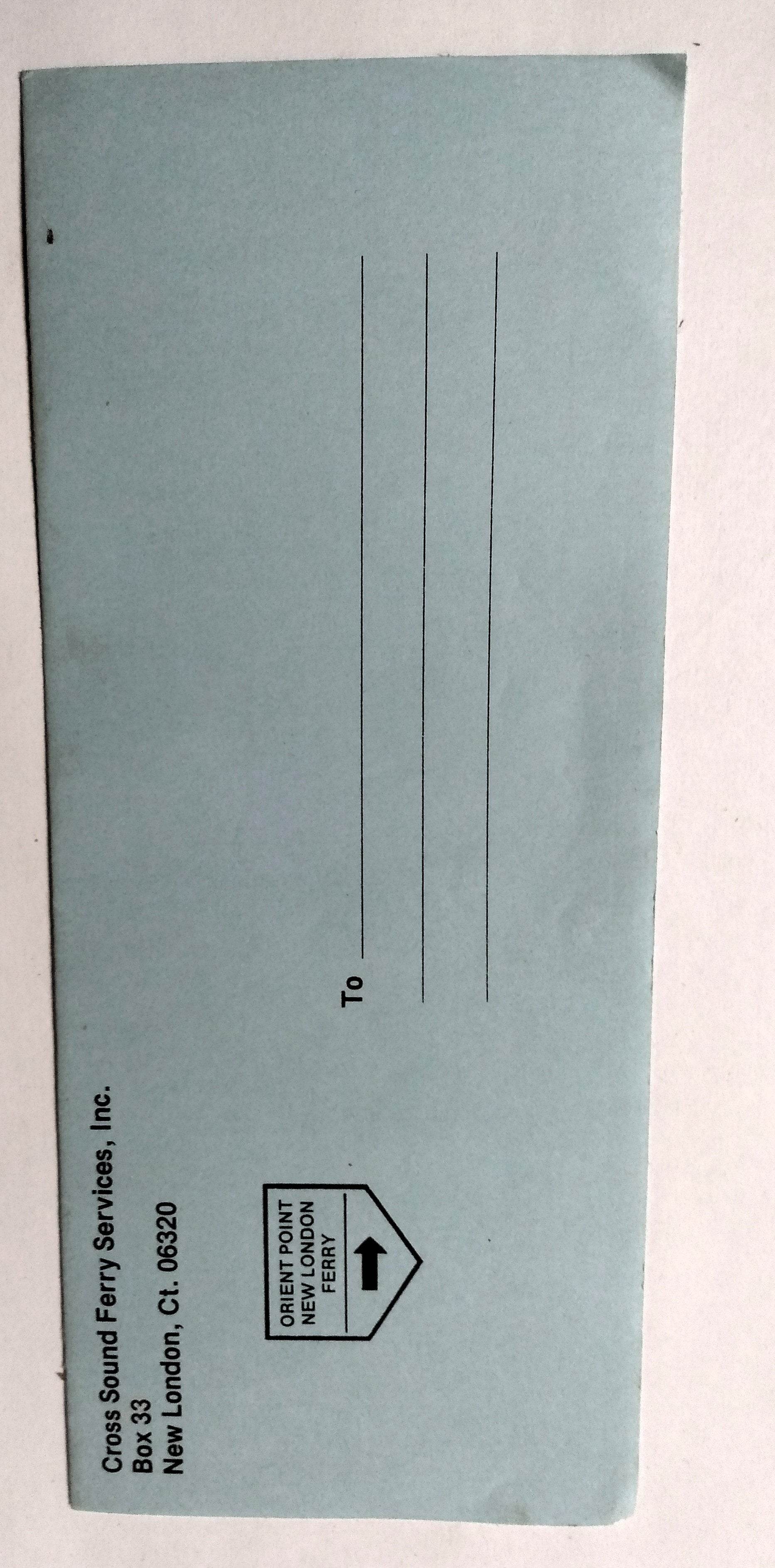 Cross Sound Car Ferry Service New London Orient Point Schedule 1976 - TulipStuff