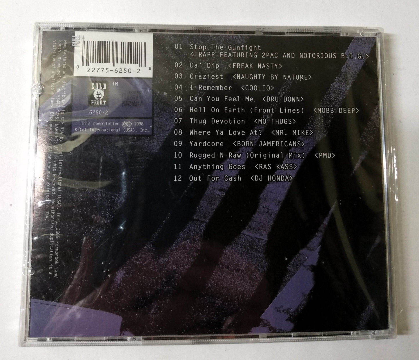 Crucial Rap Compilation Album CD 1998 2Pac Coolio Naughty By Nature - TulipStuff