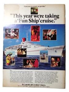 Cruise Travel Magazine April 1982 Rotterdam Oceanic QE2 Southward Sitmar TulipStuff