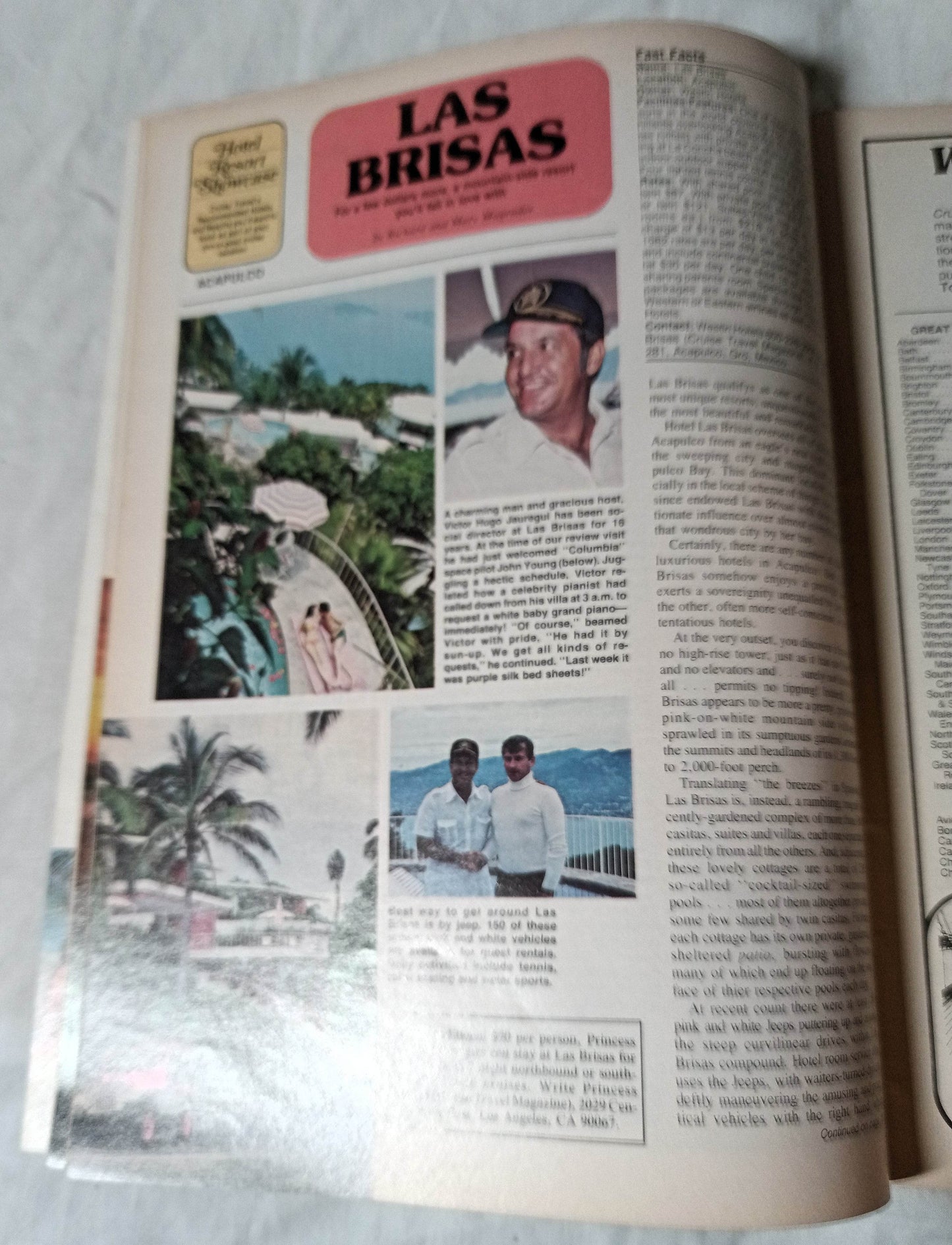 Cruise Travel Magazine October 1982 Tropicale Sitmar Nordic Prince - TulipStuff