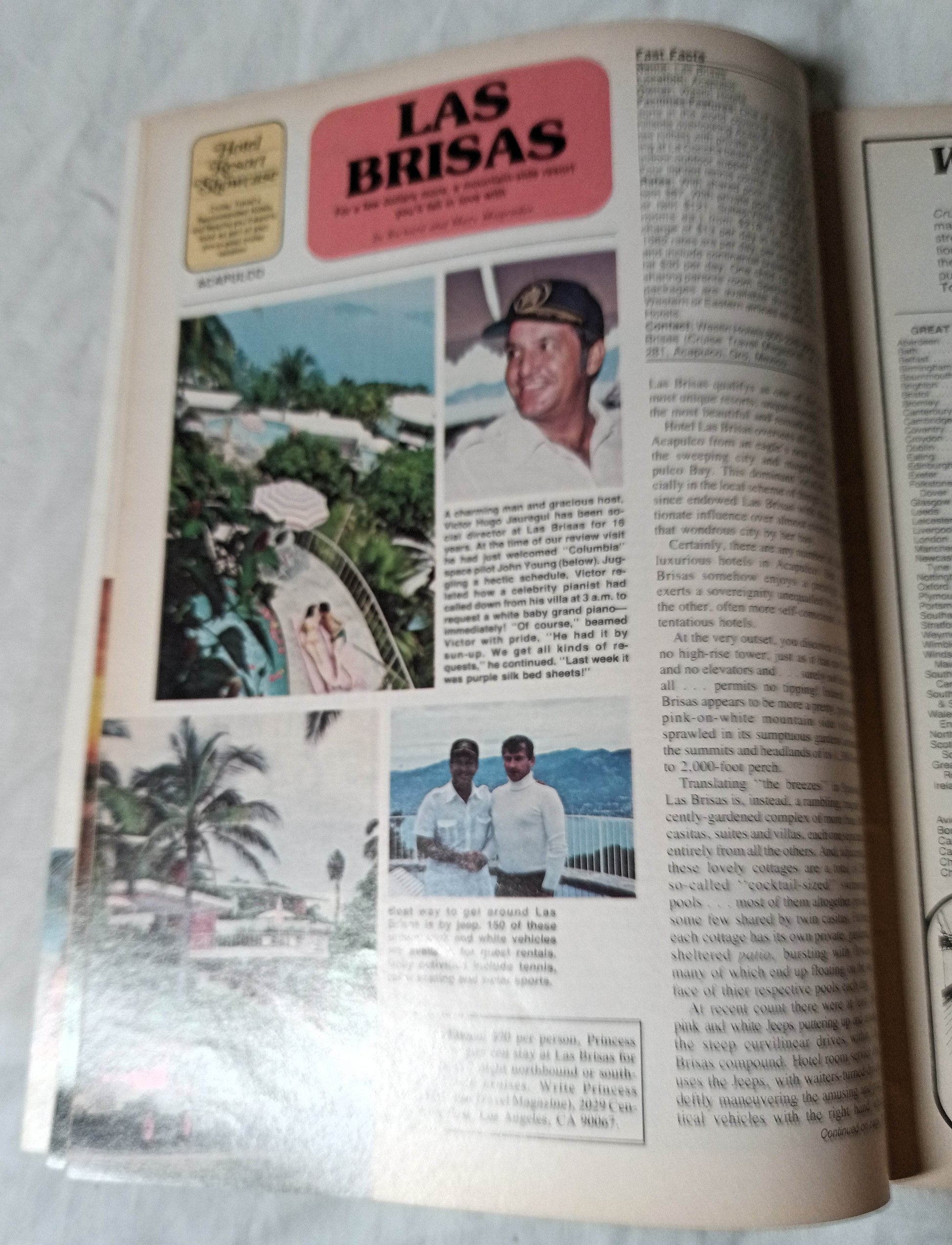 Cruise Travel Magazine October 1982 Tropicale Sitmar Nordic Prince - TulipStuff