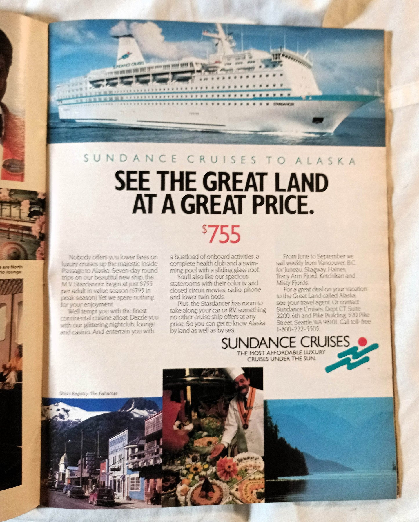 Cruise Travel Magazine April 1985 Royal Odyssey Ocean Princess - TulipStuff