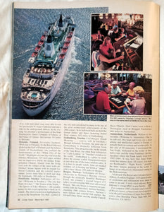 Cruise Travel Magazine April 1985 Royal Odyssey Ocean Princess