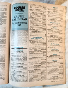 Cruise Travel Magazine April 1985 Royal Odyssey Ocean Princess - TulipStuff