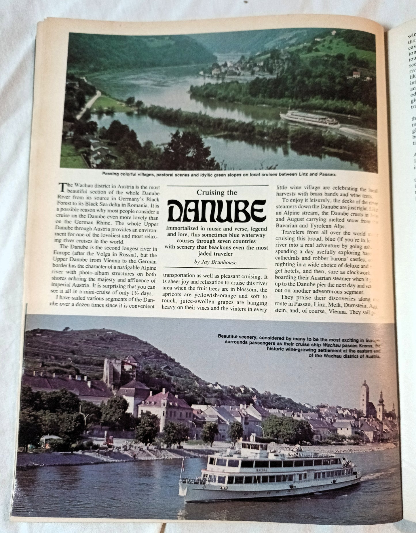 Cruise Travel Magazine February 1983 ss Norway Holland America - TulipStuff