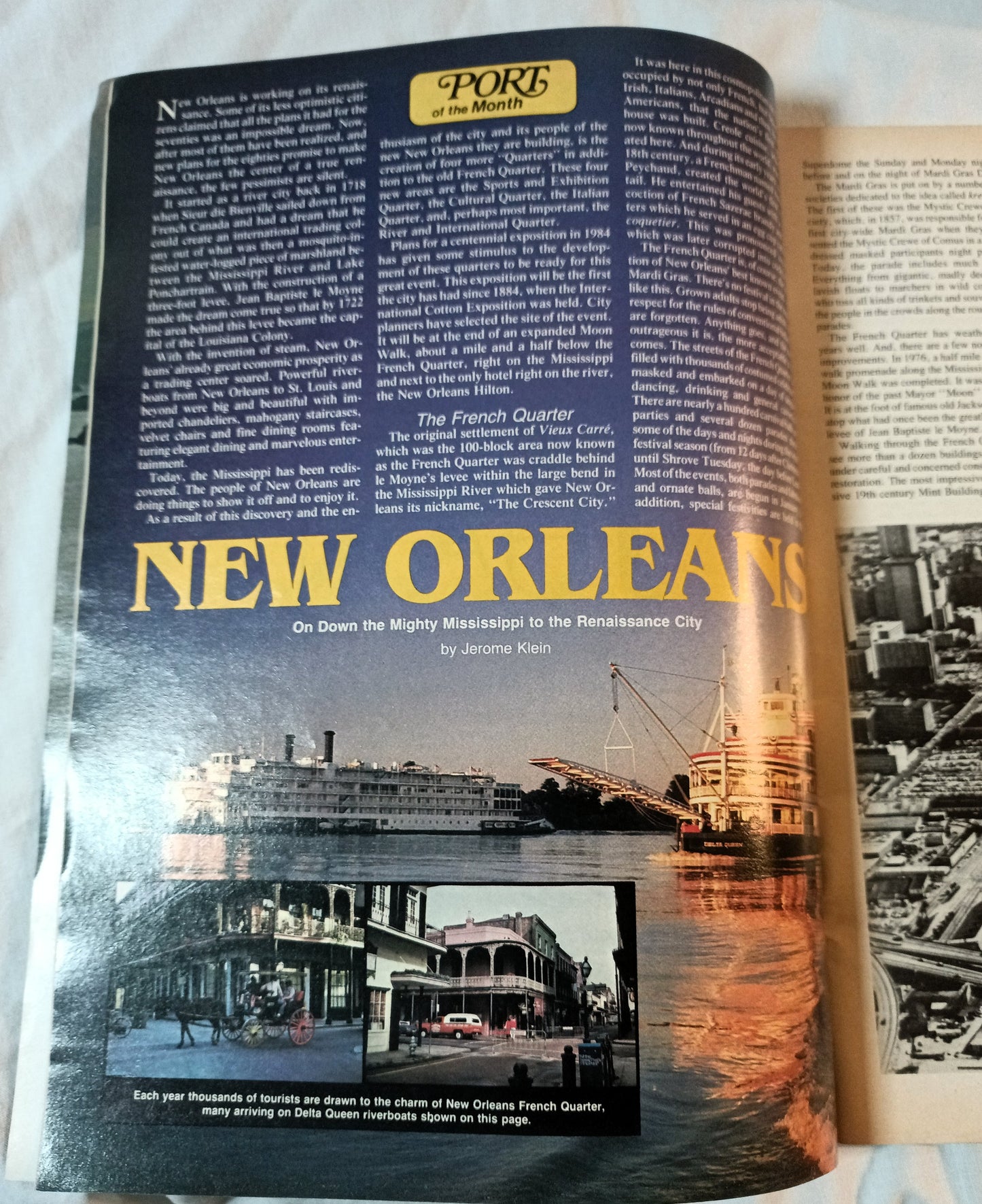 Cruise Travel Magazine February 1983 ss Norway Holland America - TulipStuff