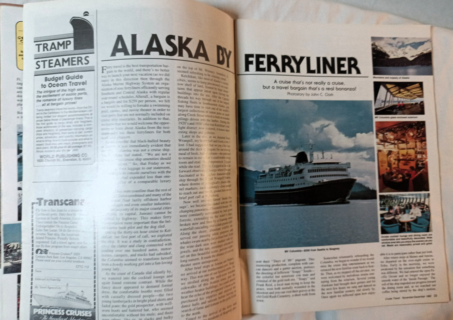 Cruise Travel Magazine December 1982 Mermoz Skyward Fairsea - TulipStuff