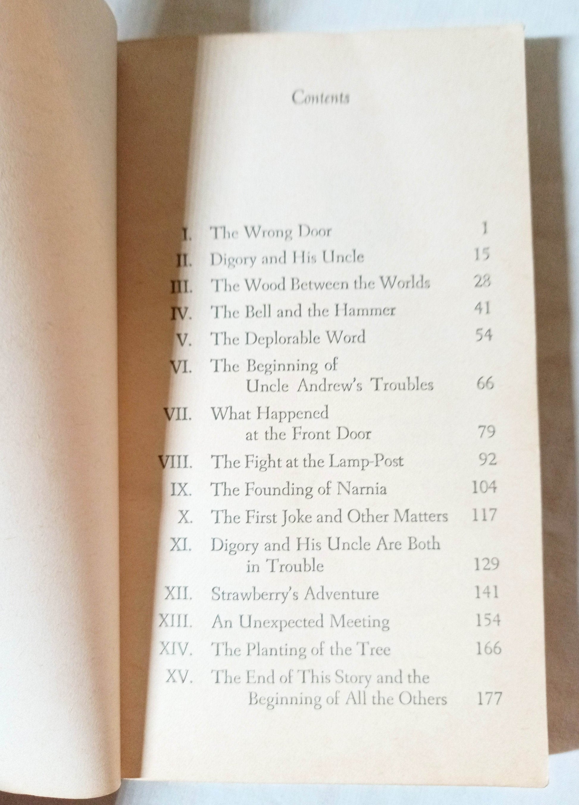 C.S. Lewis The Magician's Nephew Paperback Collier 1978 - TulipStuff