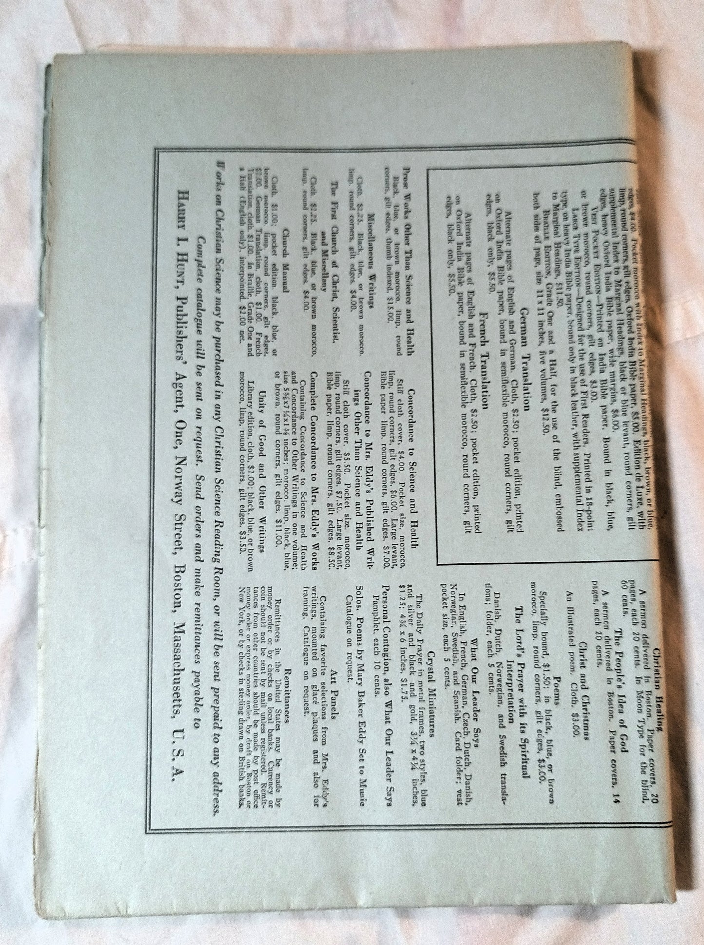 Christian Science Sentinel August 8th 1936 Mary Baker Eddy Helen Wood Bauman - TulipStuff