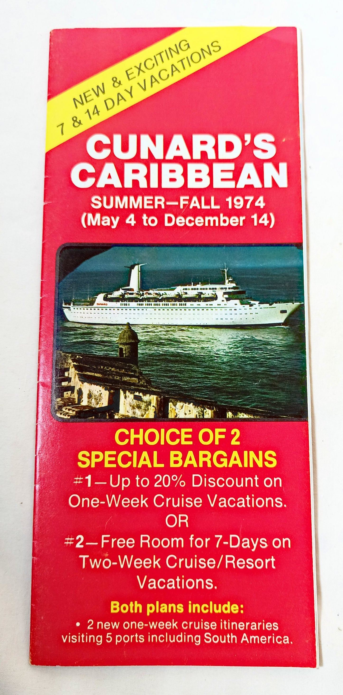 Cunard Ambassador / Adventurer Summer-Fall 1974 Caribbean Cruises - TulipStuff