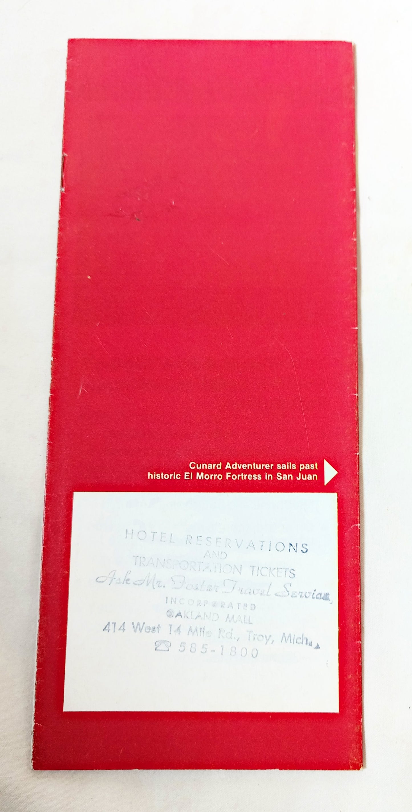 Cunard Ambassador / Adventurer Summer-Fall 1974 Caribbean Cruises - TulipStuff