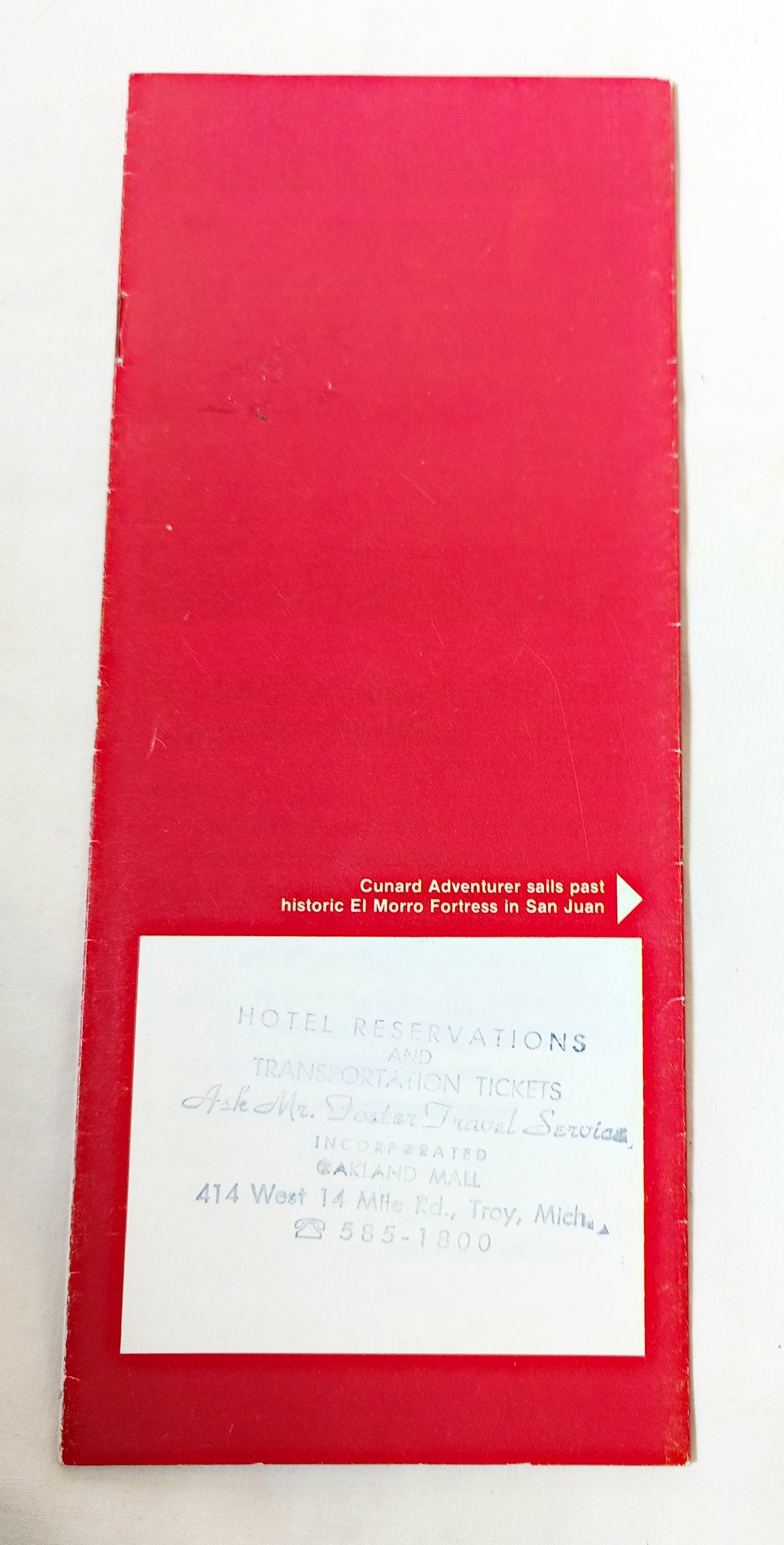 Cunard Ambassador / Adventurer Summer-Fall 1974 Caribbean Cruises - TulipStuff