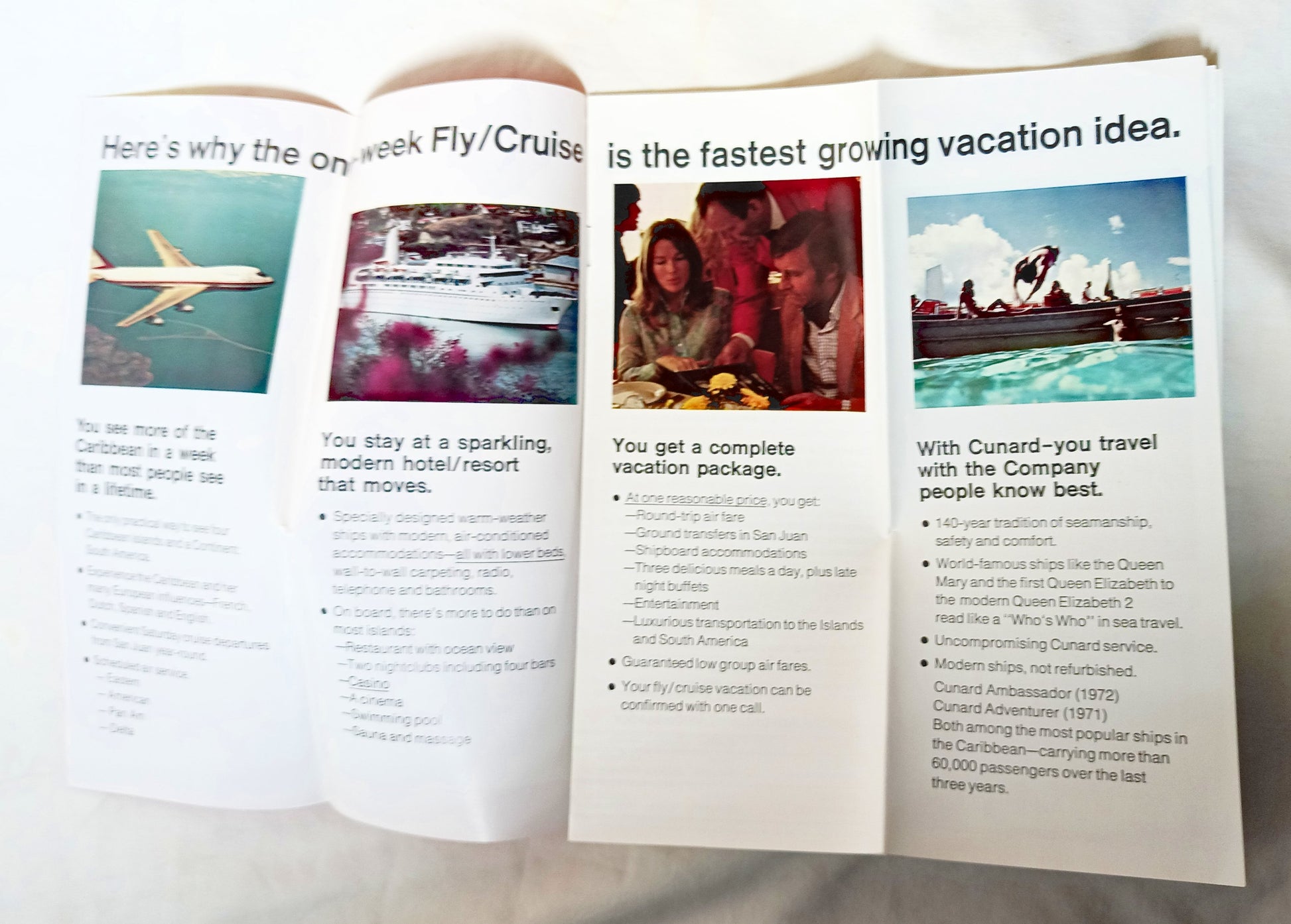 Cunard Ambassador / Adventurer Summer-Fall 1974 Caribbean Cruises - TulipStuff