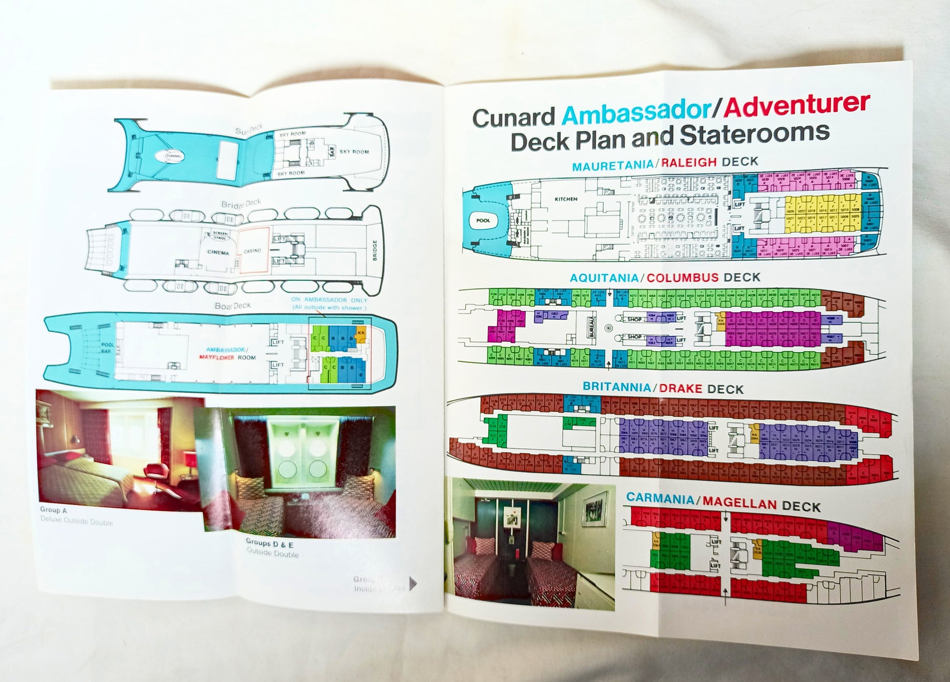 Cunard Ambassador / Adventurer Summer-Fall 1974 Caribbean Cruises - TulipStuff