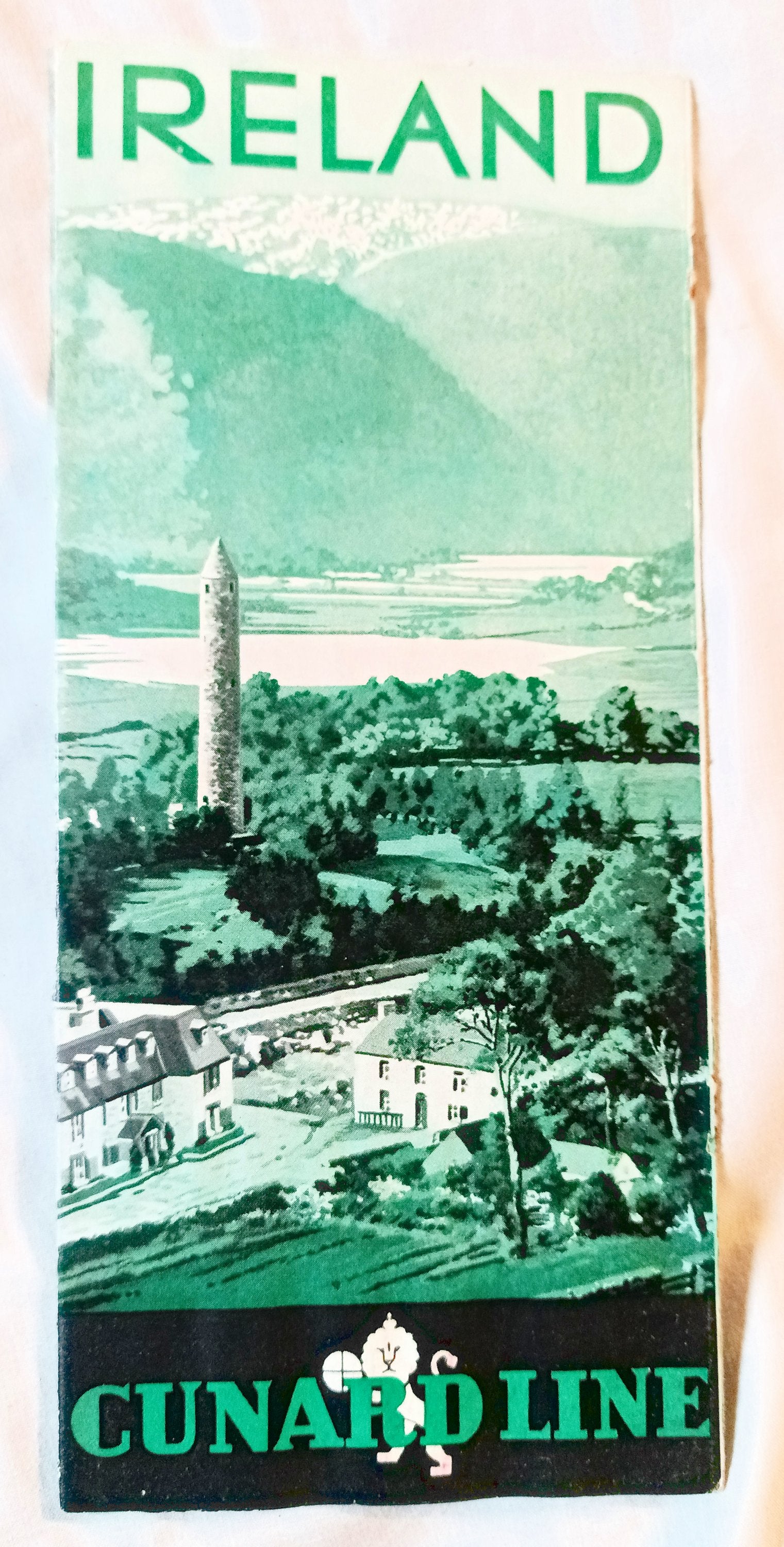 Cunard Line 1933 Ireland Brochure Scythia Franconia Laconia Samaria - TulipStuff