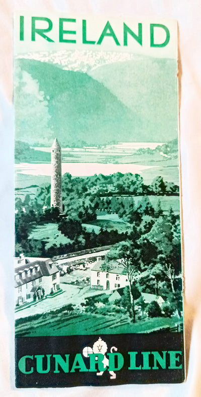 Cunard Line 1933 Ireland Brochure Scythia Franconia Laconia Samaria - TulipStuff