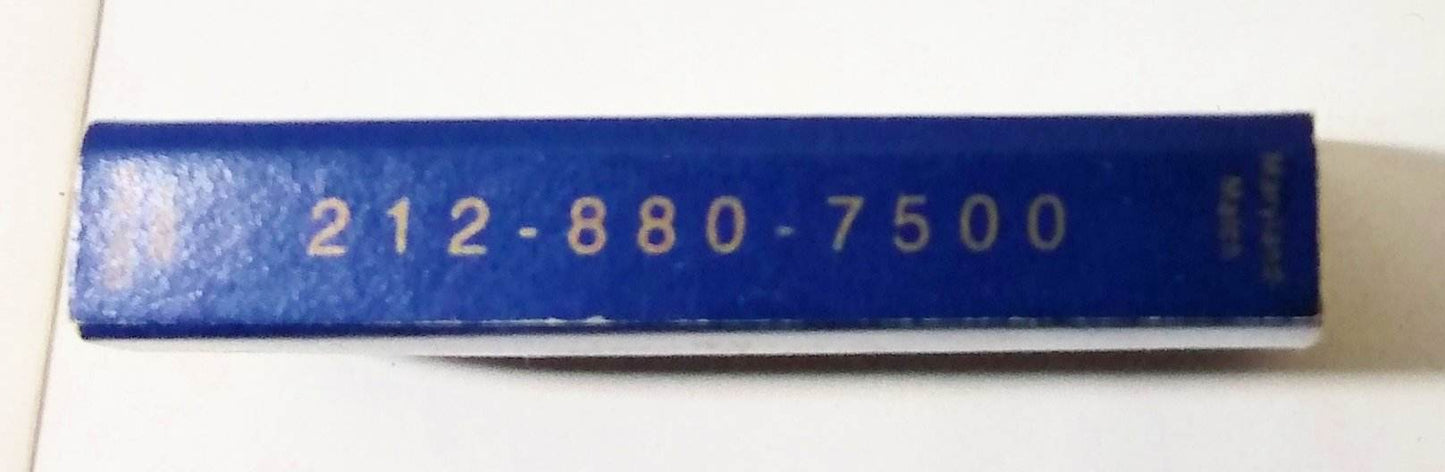 Cunard Line Fifth Avenue New York Vintage Matchbook 1980's - TulipStuff