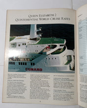 Load image into Gallery viewer, Cunard Line QE2 Queen Elizabeth 2 QE2 1984 Winter Cruises / World Cruise - TulipStuff
