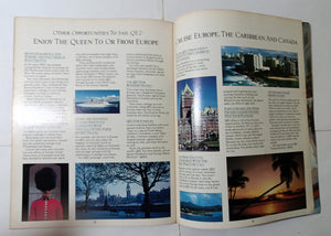 Cunard Line QE2 Queen Elizabeth 2 QE2 1984 Winter Cruises / World Cruise - TulipStuff