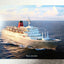 Cunard Sagafjord Cruise Ship Oversized 6"x9" Postcard 1980's - TulipStuff