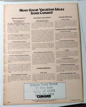 Load image into Gallery viewer, Cunard Countess / Cunard Princess 1983 Caribbean Fly/Cruise Brochure - TulipStuff
