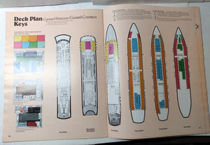 Cunard Countess / Cunard Princess 1983 Caribbean Fly/Cruise Brochure - TulipStuff