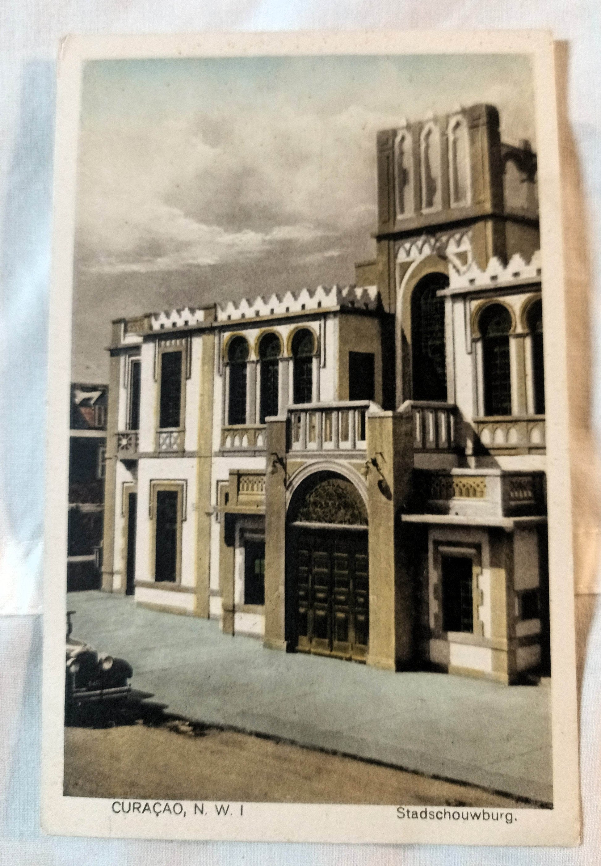 Curacao Stadsschouwburg Muncipal Theater (Roxy) Pietermaai 1934 - TulipStuff