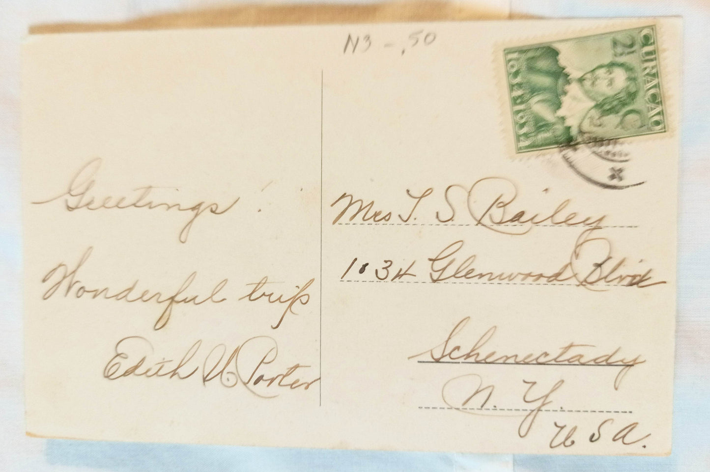 Curacao Stadsschouwburg Muncipal Theater (Roxy) Pietermaai 1934 - TulipStuff