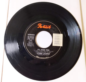 Cyndi Lauper Time After Time 7" Vinyl 45 RPM New Wave Portrait 1983 - TulipStuff