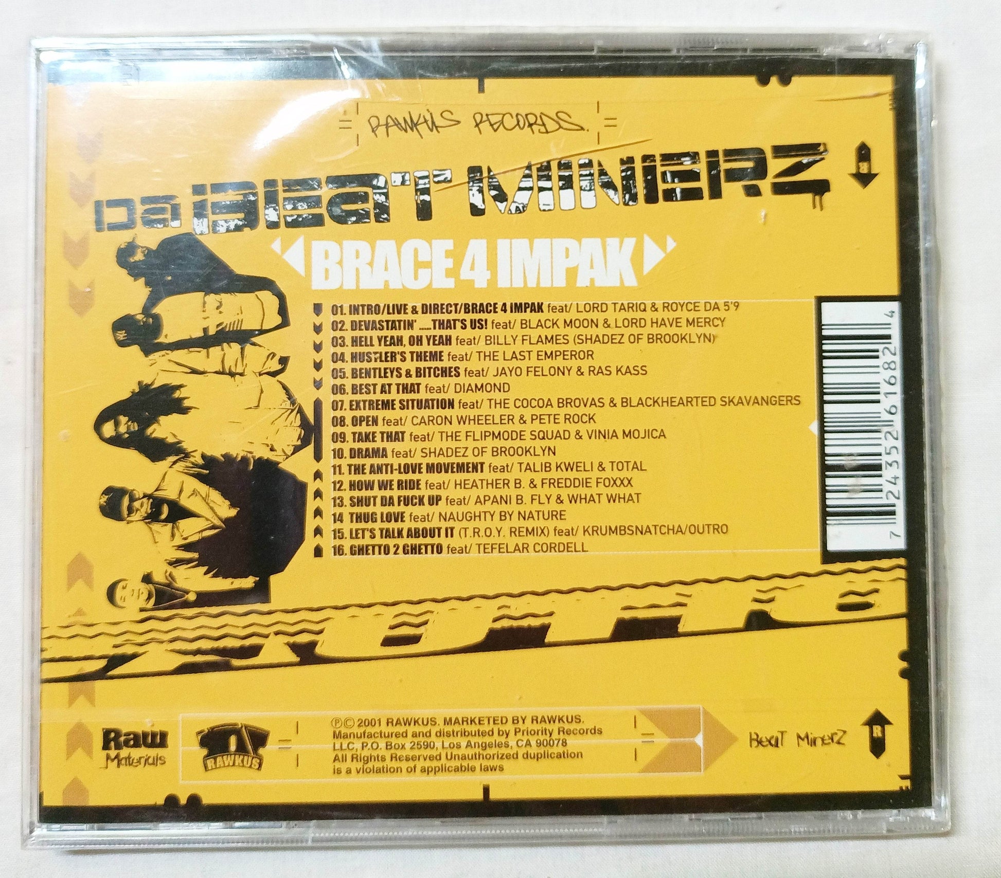 Da Beatminerz Brace 4 Impak Brooklyn Hip Hop Album CD 2001 - TulipStuff
