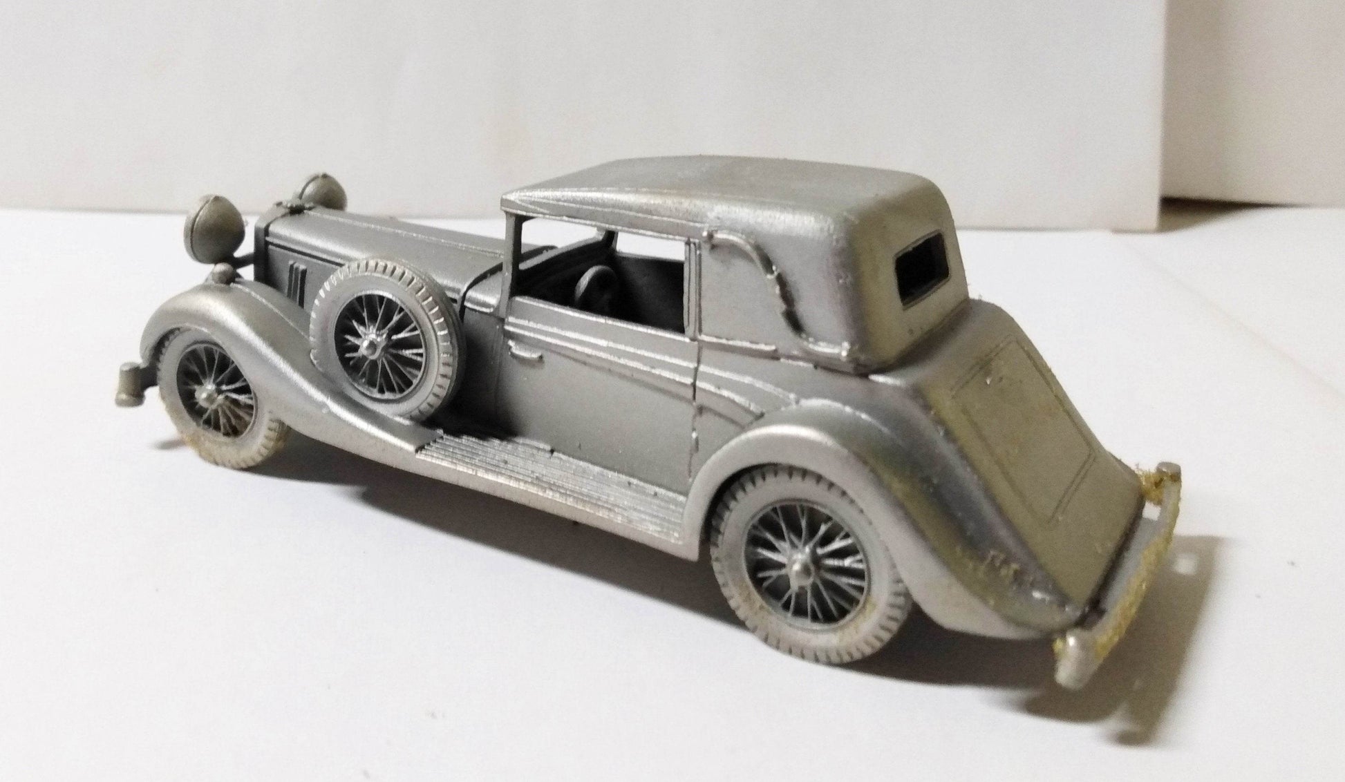 Danbury Mint 1936 Alvis Speed 25 Pewter Car 1:43 Scale Made In England - TulipStuff