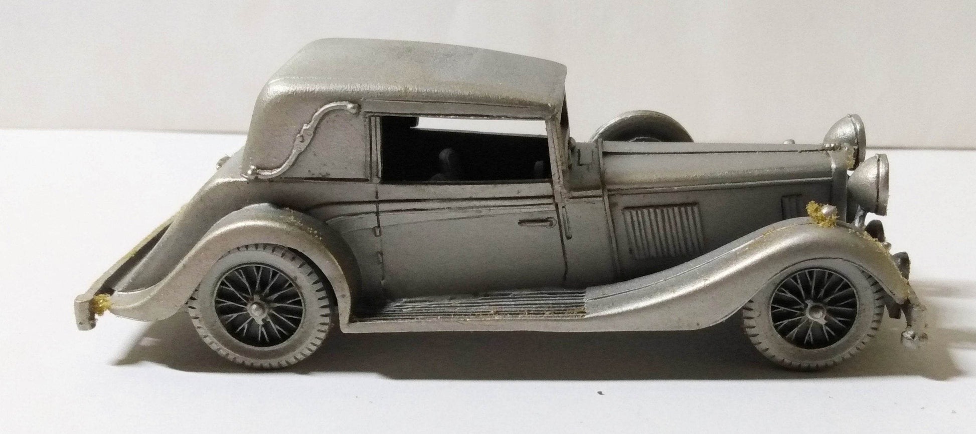 Danbury Mint 1936 Alvis Speed 25 Pewter Car 1:43 Scale Made In England - TulipStuff