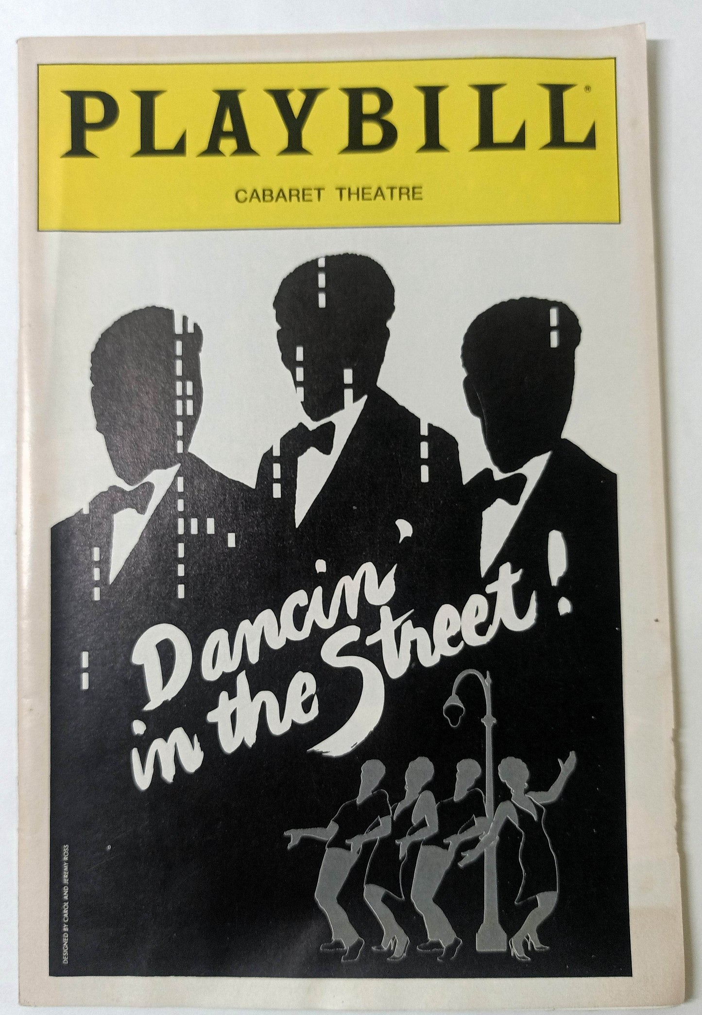 Playbill Dancin' In The Street Cabaret Theatre Boston April 1983 Motown Musical - TulipStuff