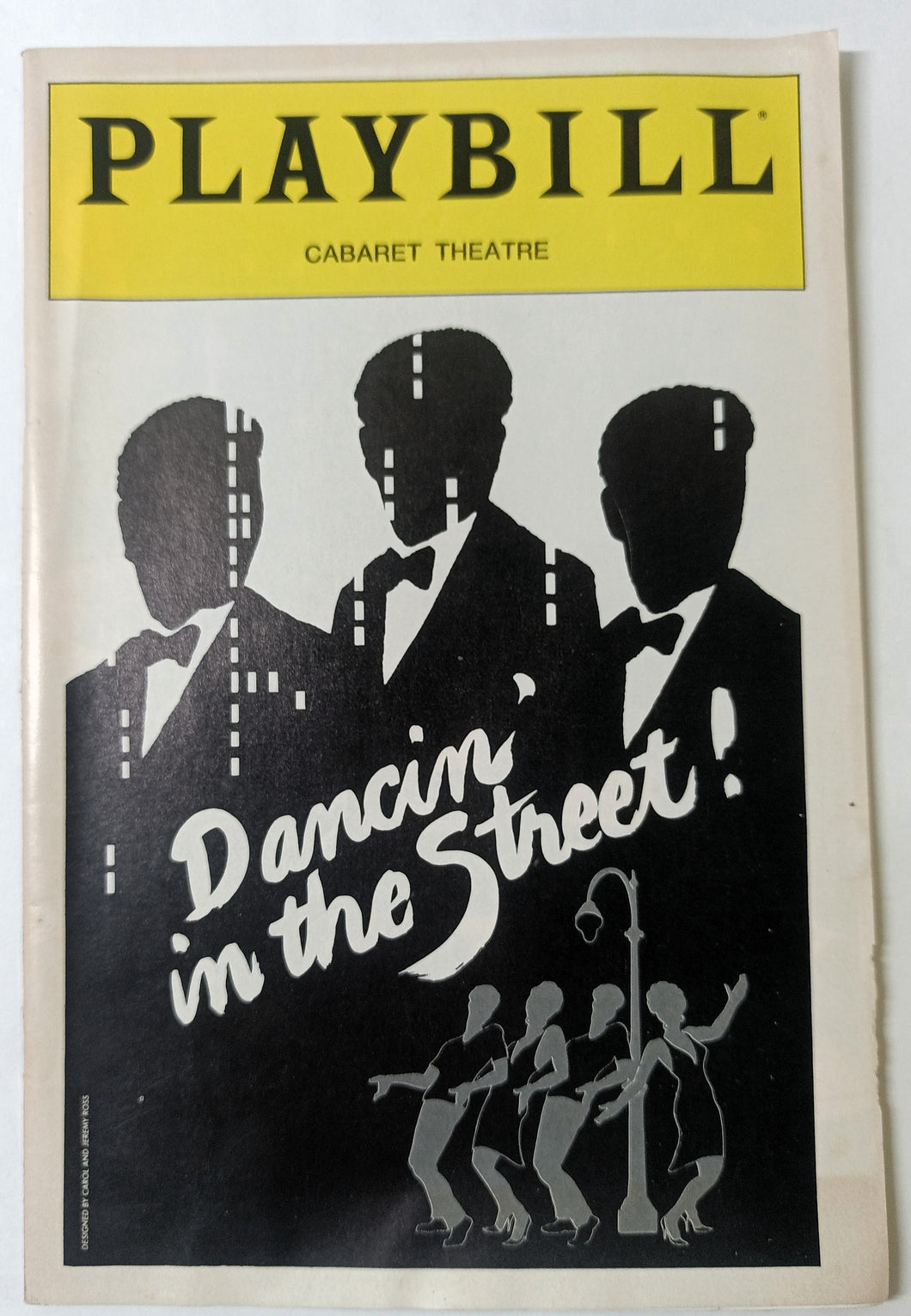 Playbill Dancin' In The Street Cabaret Theatre Boston April 1983 Motown Musical - TulipStuff