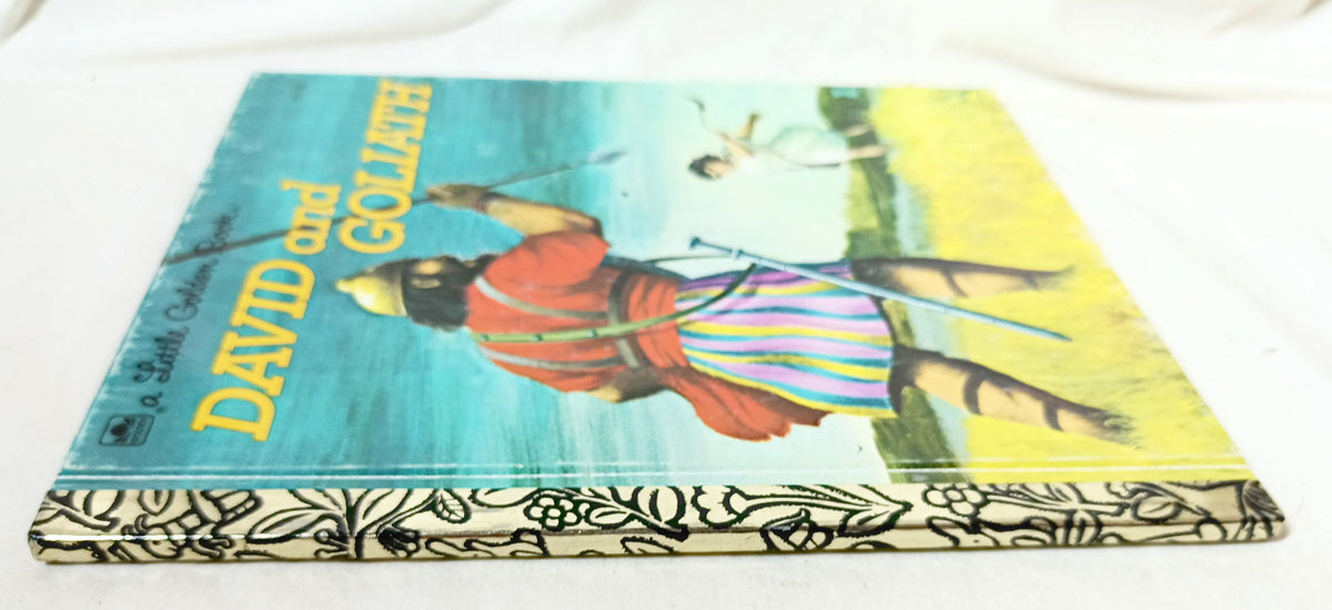 David And Goliath Little Golden Book Barbara Shook Hazen 1993 - TulipStuff