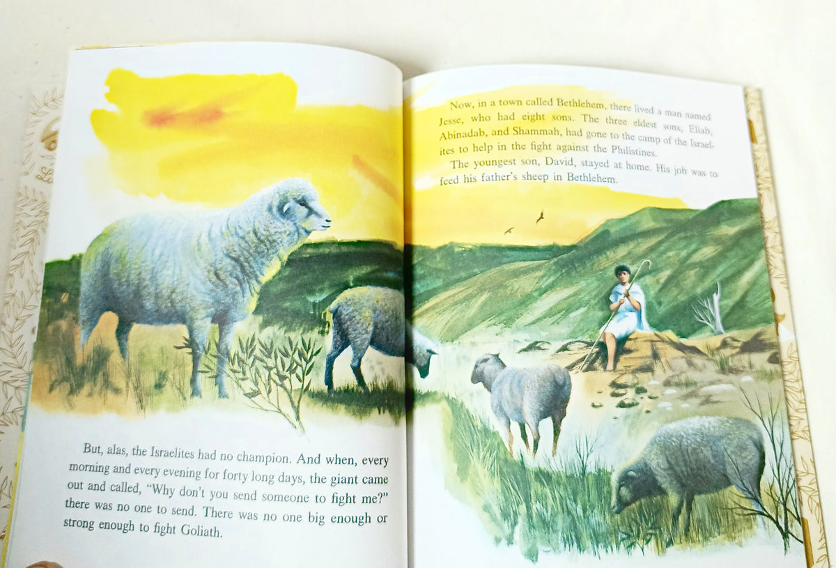 David y Goliat, Little Golden Book, Barbara Shook Hazen, 1993