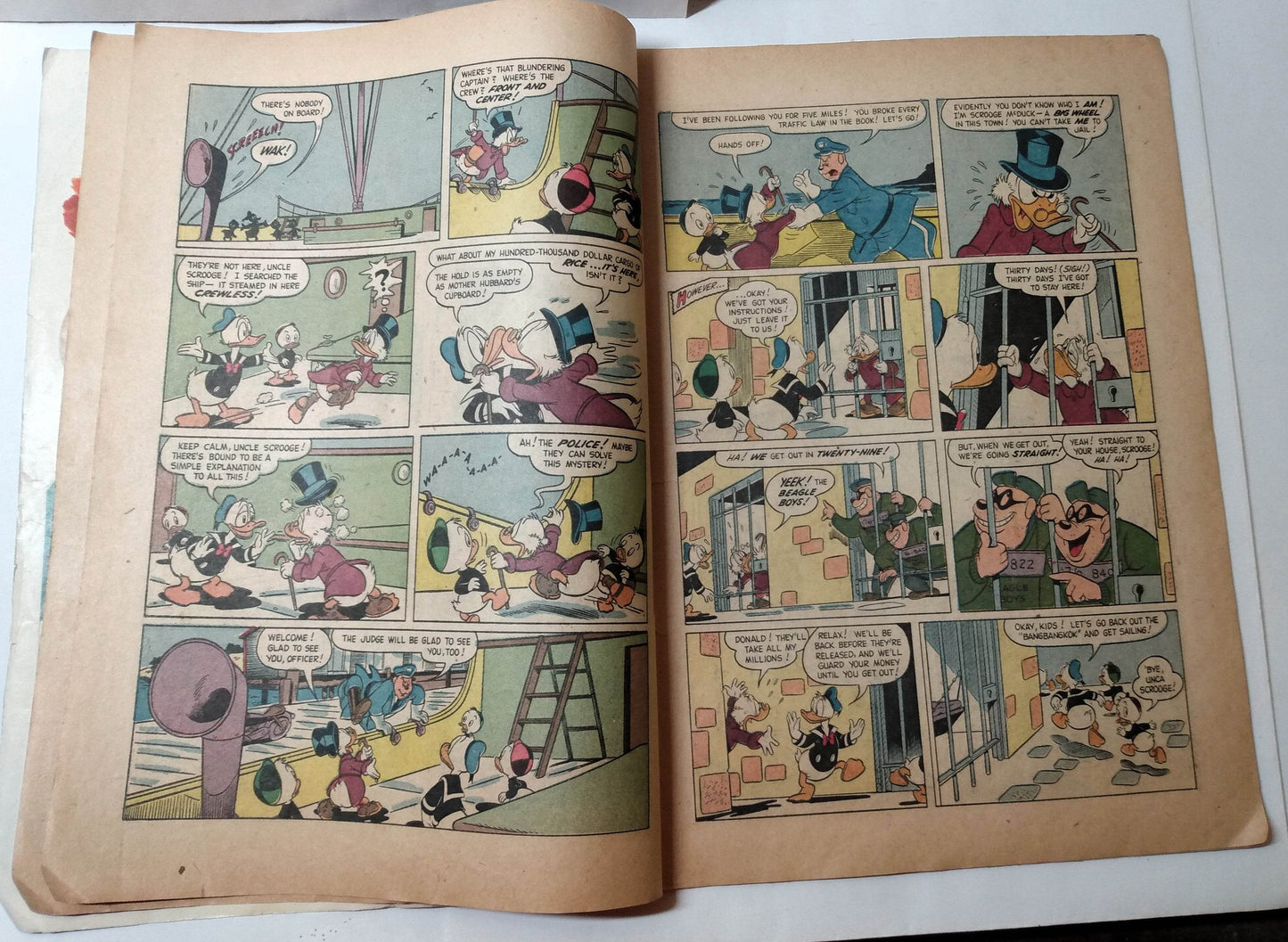 Walt Disney's Donald Duck Issue #47 Comic Book Dell May-June 1956 - TulipStuff