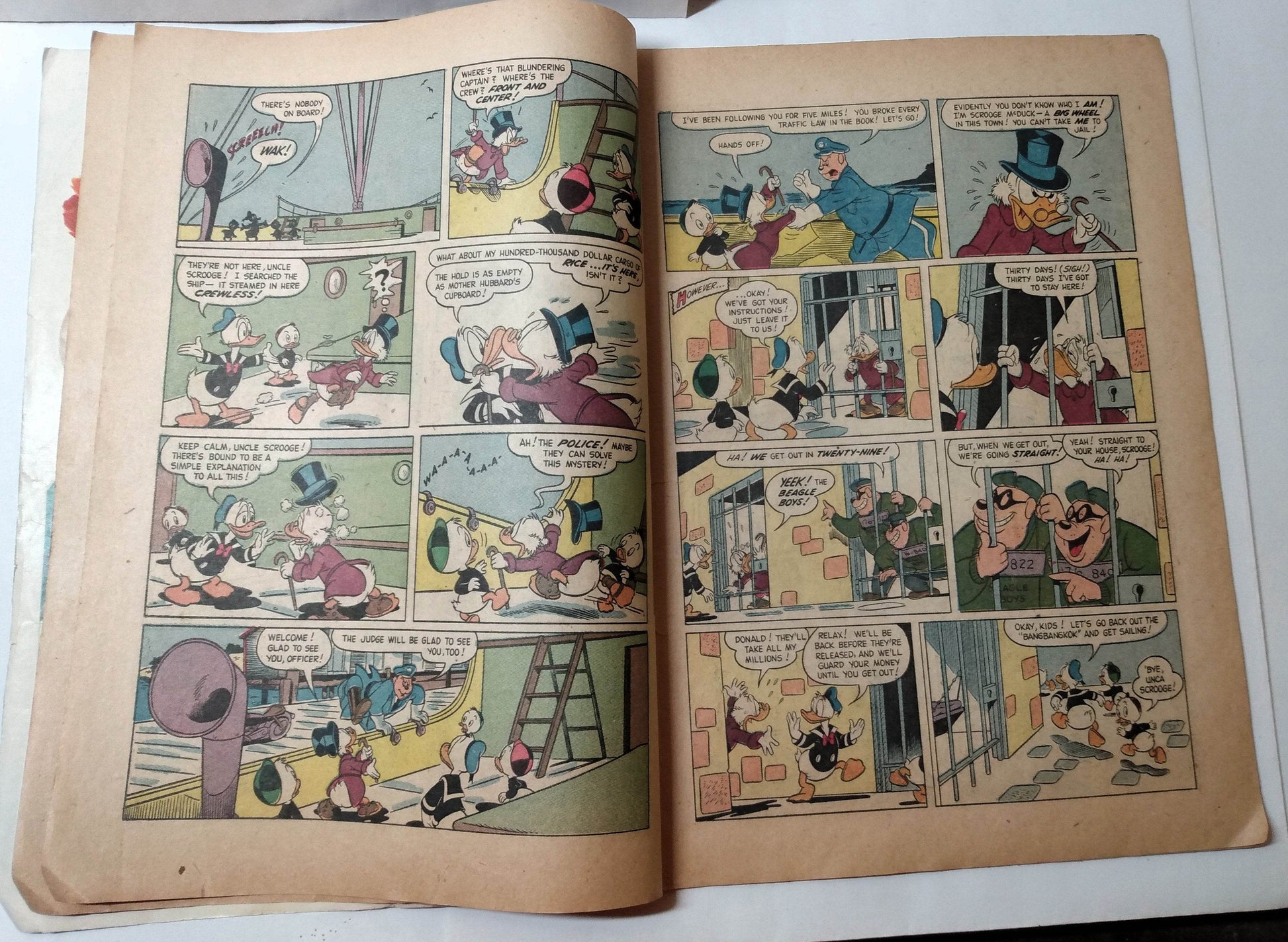 Walt Disney's Donald Duck Issue #47 Comic Book Dell May-June 1956 - TulipStuff