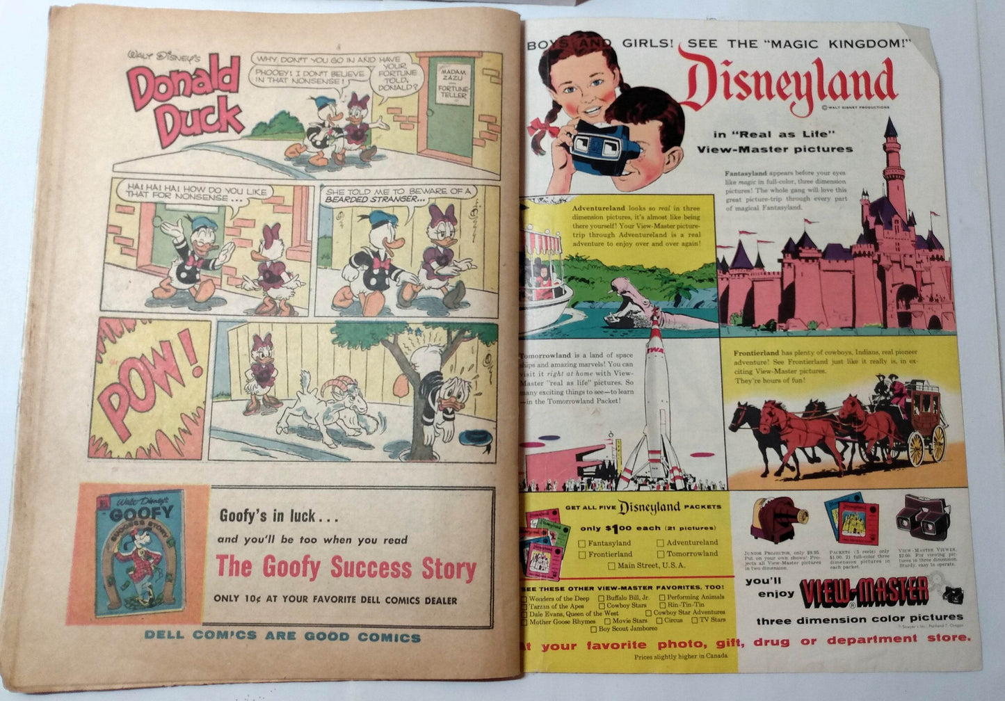 Walt Disney's Donald Duck Issue #47 Comic Book Dell May-June 1956 - TulipStuff