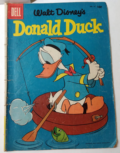 Walt Disney's Donald Duck Issue #47 Comic Book Dell May-June 1956 - TulipStuff