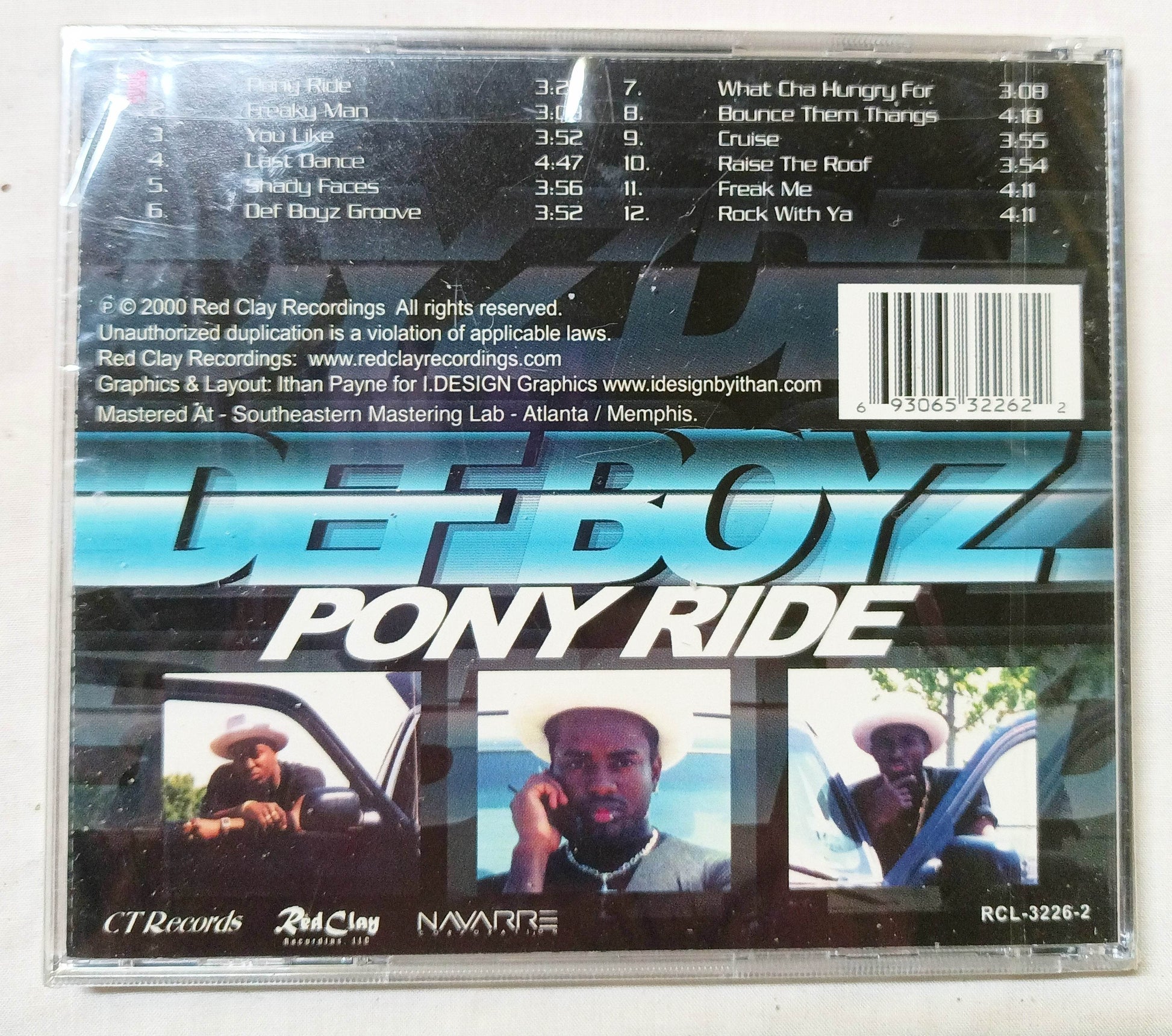 Def Boyz Pony Ride Southern Hip Hop Album CD Red Clay 2000 - TulipStuff