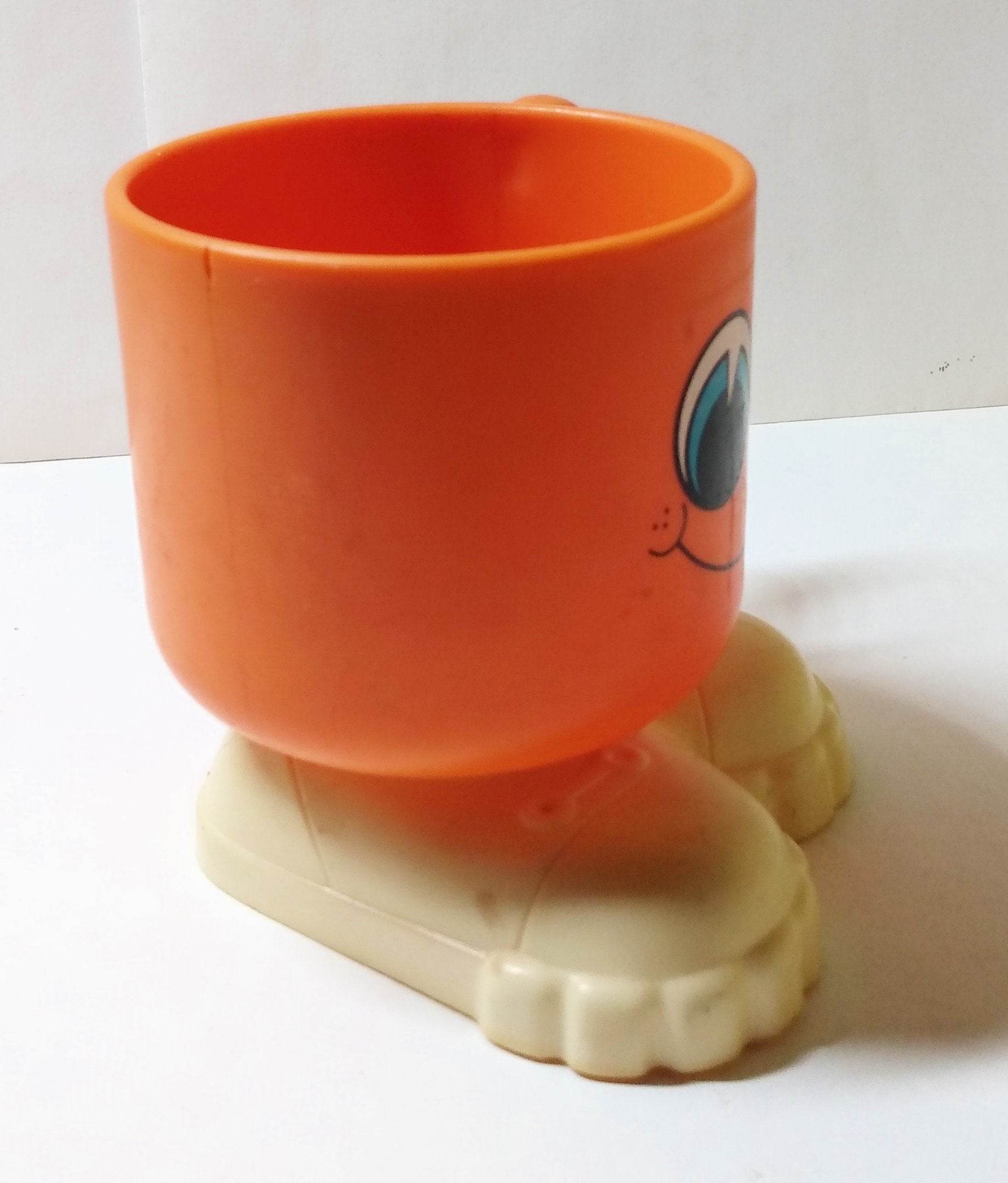 Deka Footsie Tootsie Happy Face Mug With Feet Made In USA 1970's - TulipStuff